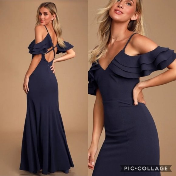 Final Chance to Buy! LULUS Forever boho Cold-Shoulder Maxi Dress - Picture 3 of 13